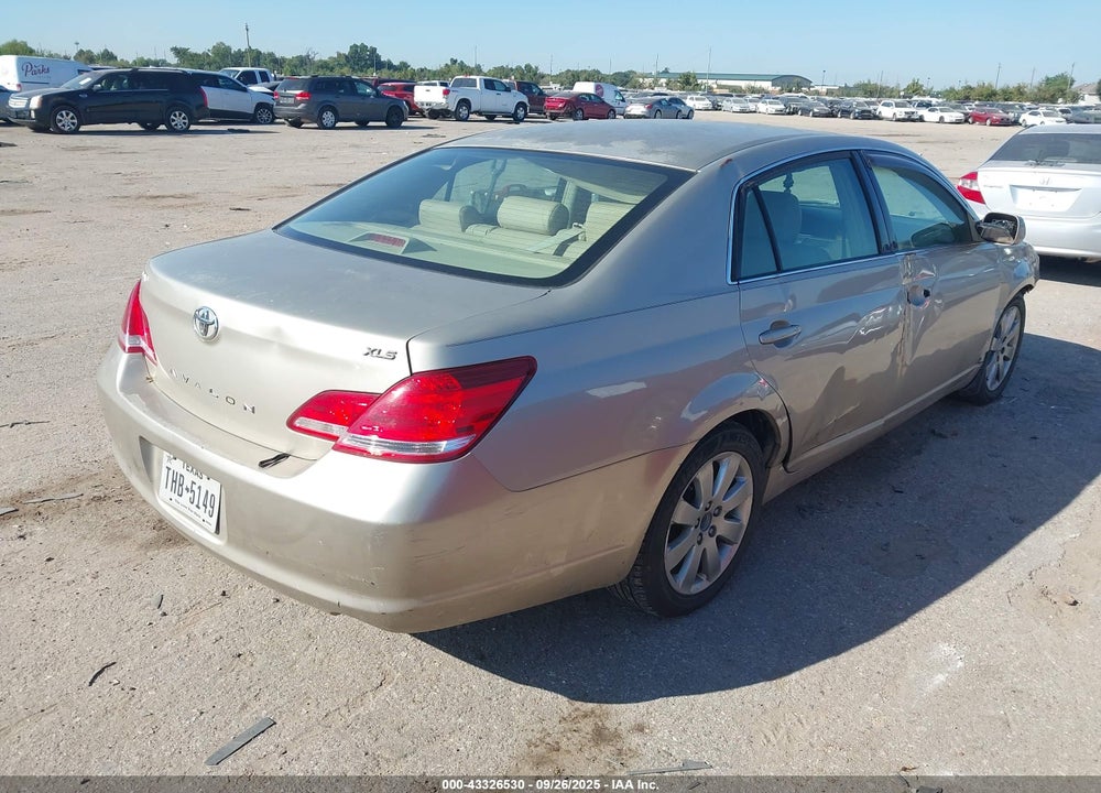 2005 TOYOTA AVALON XLS VIN: 4T1BK36BX5U044743
