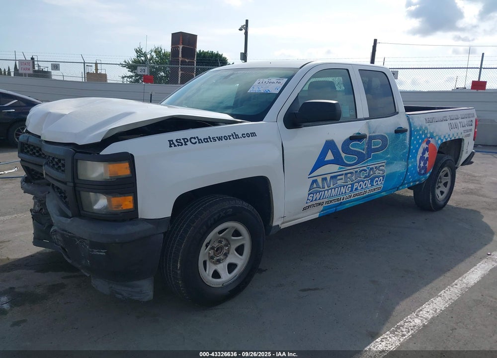 2014 CHEVROLET SILVERADO 1500 WORK TRUCK 1WT VIN: 1GCRCPEH4EZ233940
