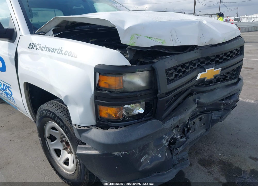 2014 CHEVROLET SILVERADO 1500 WORK TRUCK 1WT VIN: 1GCRCPEH4EZ233940