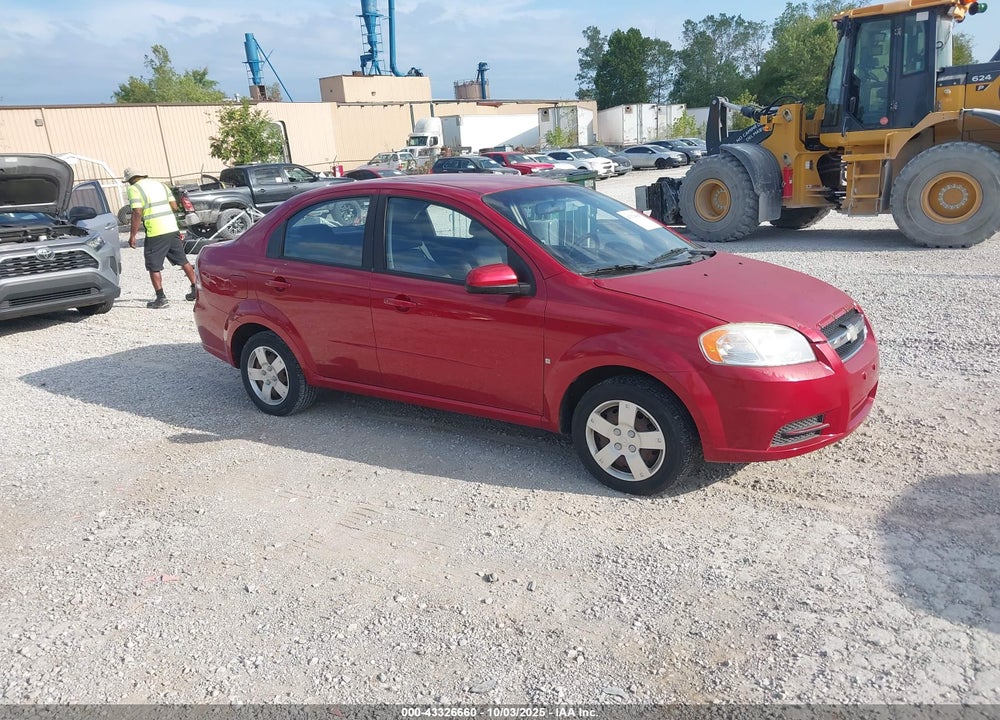 2009 CHEVROLET AVEO LT VIN: KL1TD56E69B604646