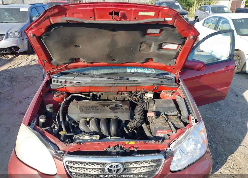 2007 TOYOTA COROLLA VIN: 2T1BR32E77C801582