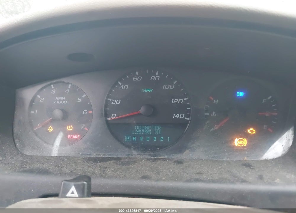 2006 CHEVROLET IMPALA VIN: 2G1WB58K969320870