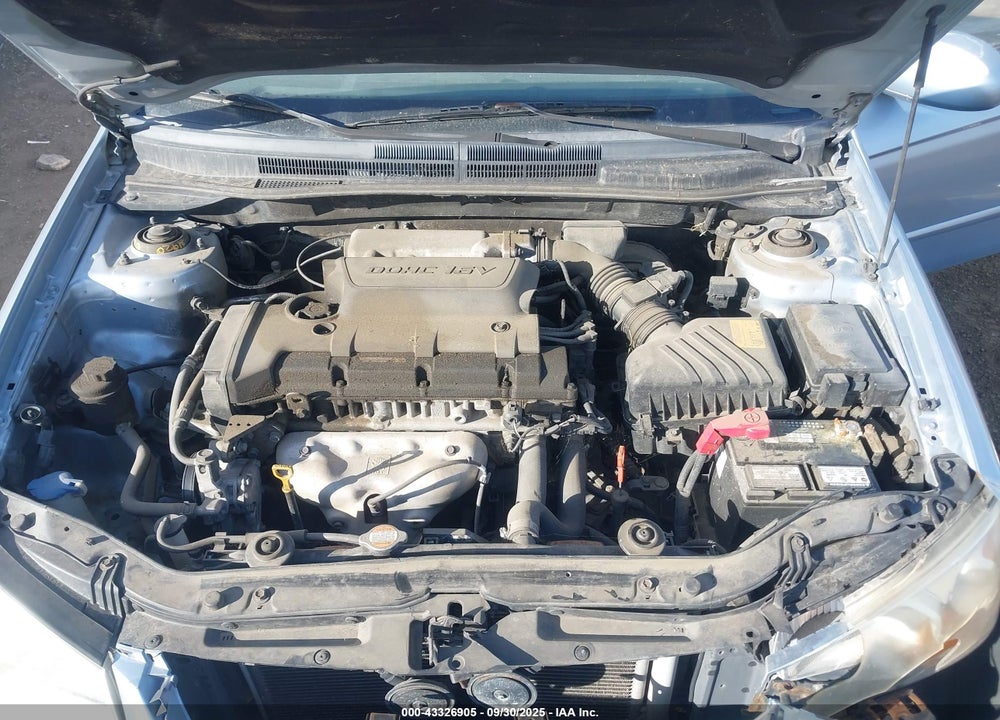 2007 KIA SPECTRA VIN: KNAFE121075468036