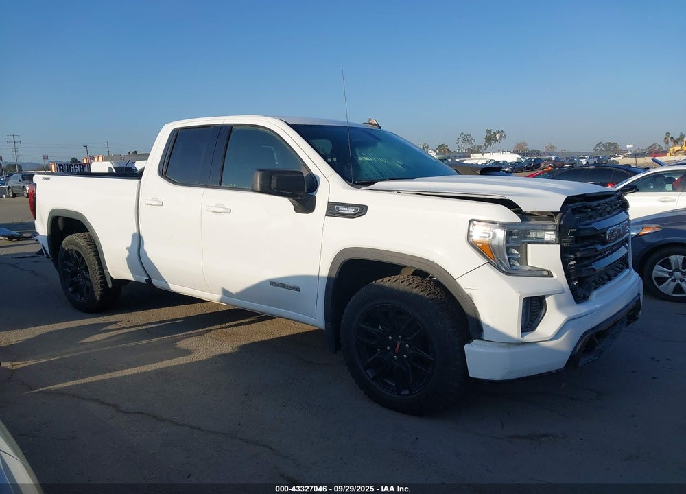 2021 GMC SIERRA 1500 4WD STANDARD BOX ELEVATION VIN: 1GTV9CETXMZ192870