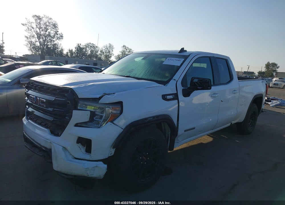 2021 GMC SIERRA 1500 4WD STANDARD BOX ELEVATION VIN: 1GTV9CETXMZ192870
