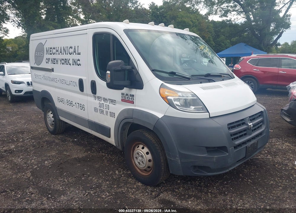 2017 RAM PROMASTER 1500 LOW ROOF 118 WB VIN: 3C6TRVNG4HE516135