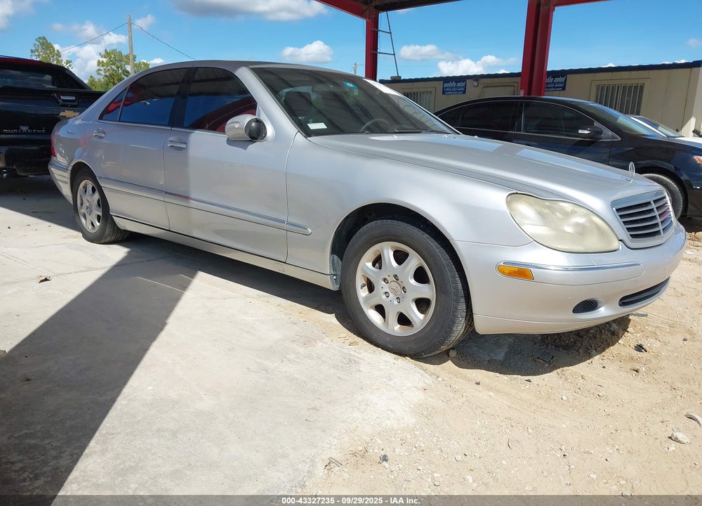 2001 MERCEDES-BENZ S 500 VIN: WDBNG75J01A213892