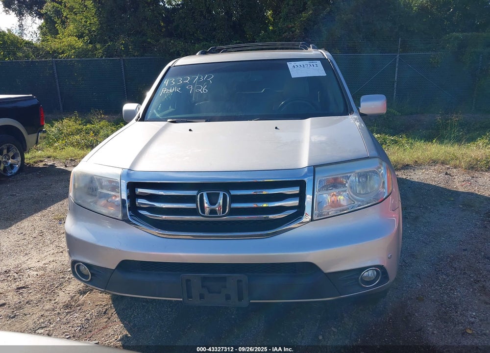 2012 HONDA PILOT VIN: 5FNYF4H92CB014225