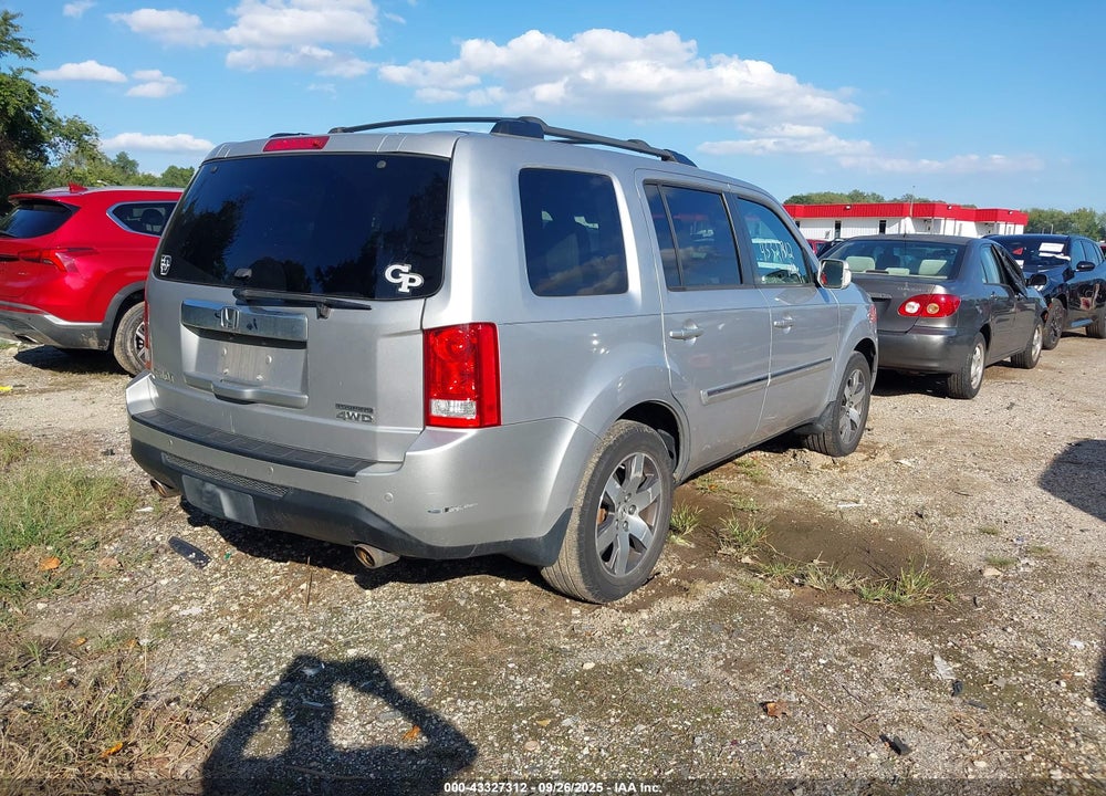 2012 HONDA PILOT VIN: 5FNYF4H92CB014225