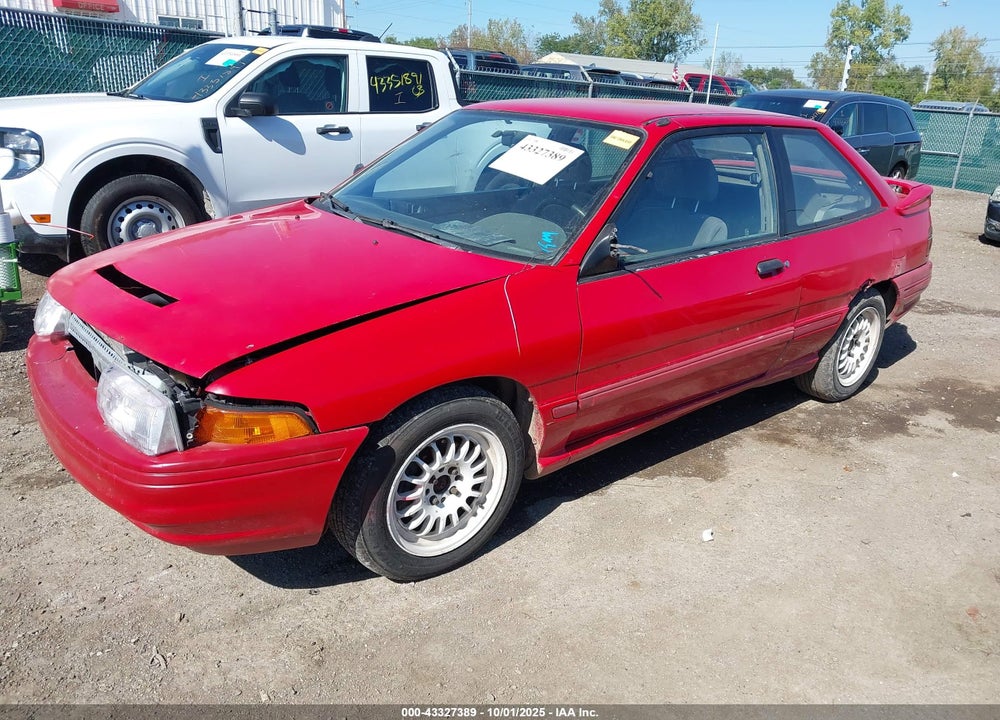 1991 FORD ESCORT GT VIN: 1FAPP1288MW147078