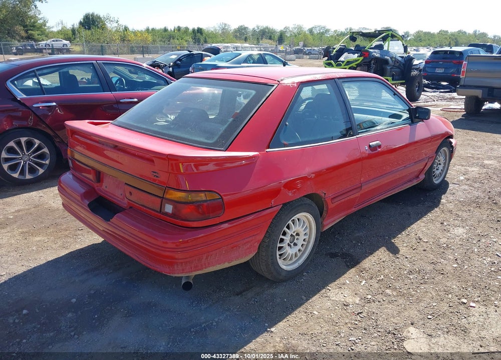 1991 FORD ESCORT GT VIN: 1FAPP1288MW147078