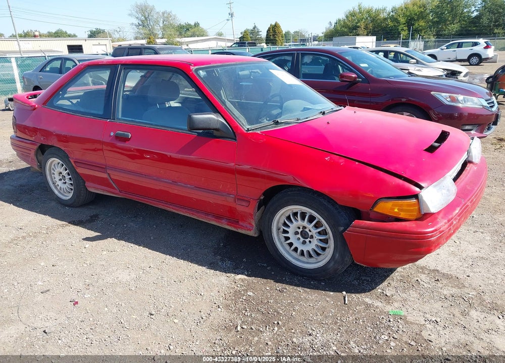 1991 FORD ESCORT GT VIN: 1FAPP1288MW147078