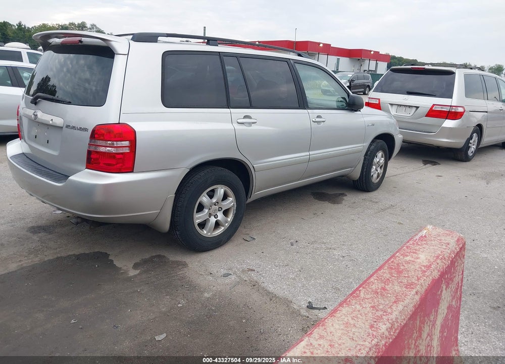 2002 TOYOTA HIGHLANDER LIMITED V6 VIN: JTEGF21A020047494