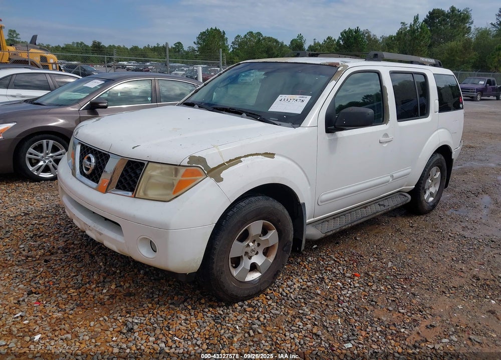 2007 NISSAN PATHFINDER VIN: 5N1AR18U97C615089