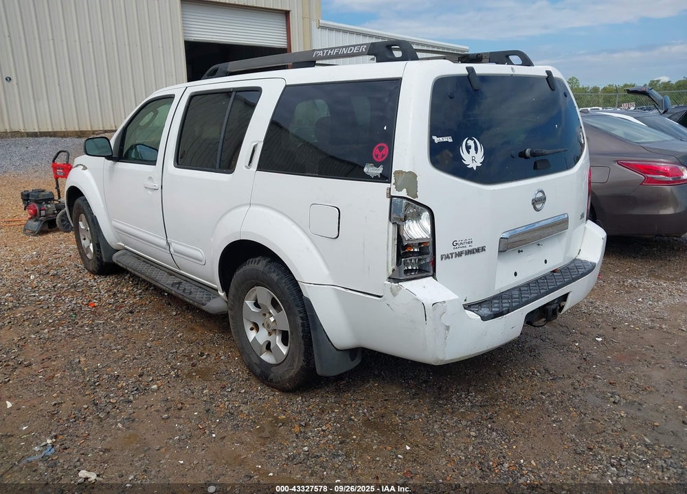 2007 NISSAN PATHFINDER VIN: 5N1AR18U97C615089