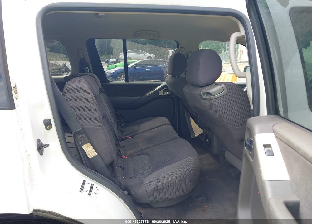2007 NISSAN PATHFINDER VIN: 5N1AR18U97C615089