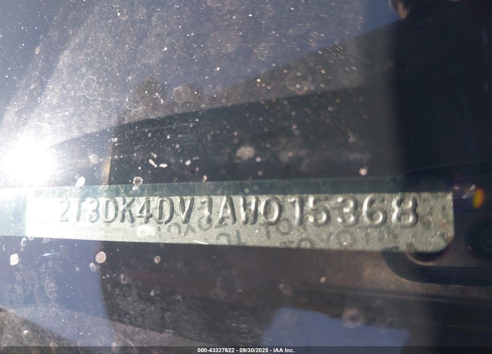 2010 TOYOTA RAV4 VIN: 2T3DK4DV1AW015368