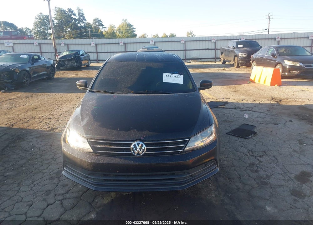 2017 VOLKSWAGEN JETTA VIN: 3VW167AJ4HM295077
