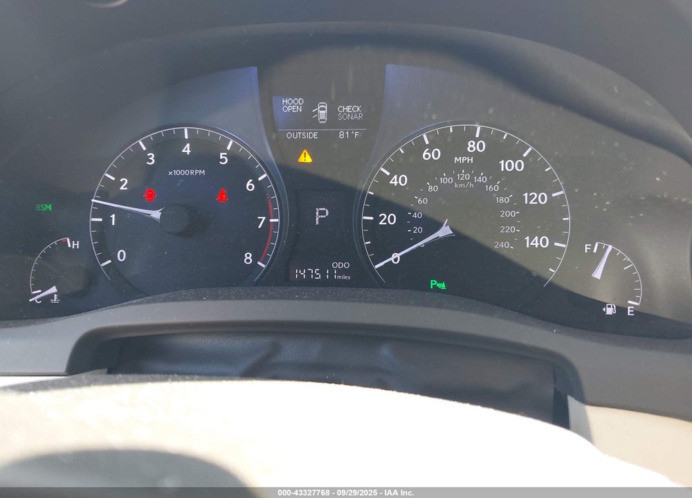 2013 LEXUS RX 350 VIN: JTJZK1BA9D2007307