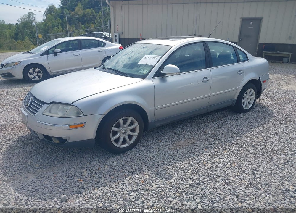 2004 VOLKSWAGEN PASSAT GLS VIN: WVWPD63B64E315686
