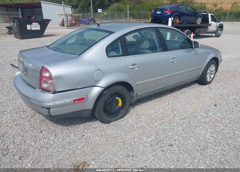 2004 VOLKSWAGEN PASSAT GLS VIN: WVWPD63B64E315686