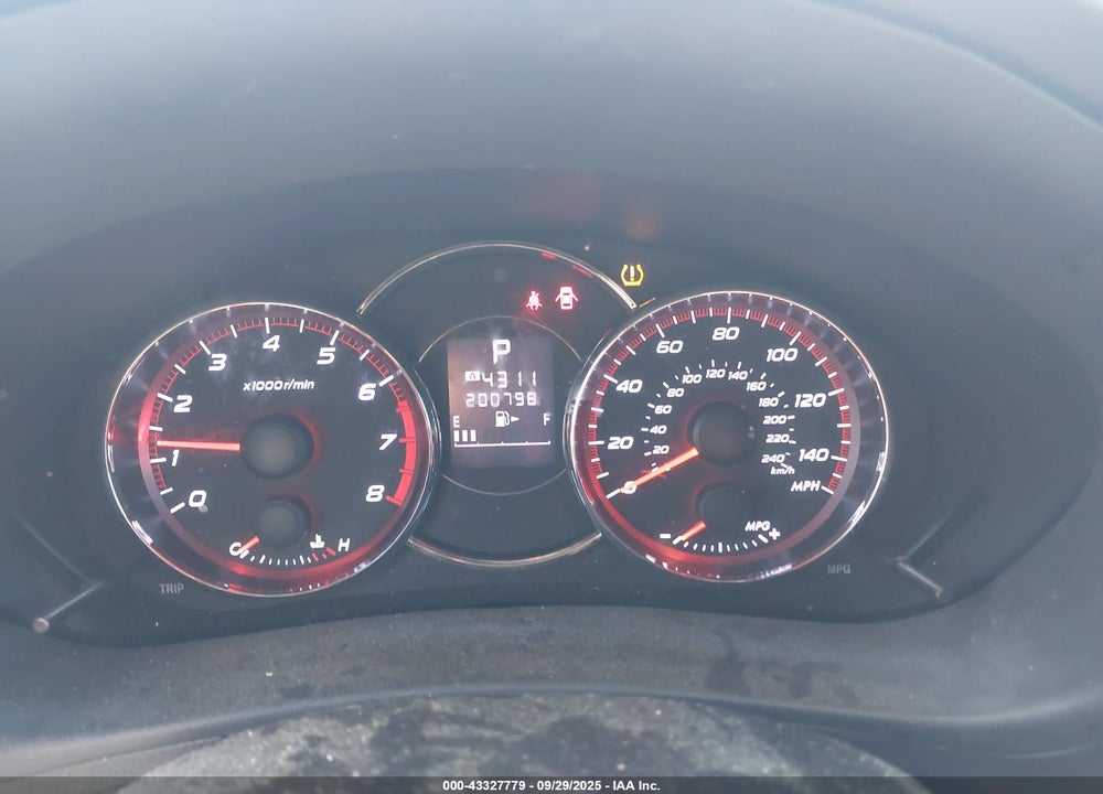 2011 SUBARU FORESTER VIN: JF2SHBHCXBH753505