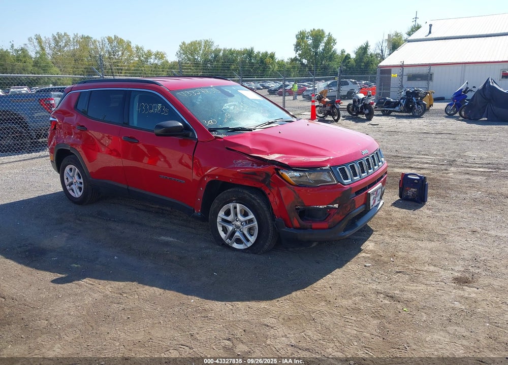 2021 JEEP COMPASS SPORT 4X4 VIN: 3C4NJDAB9MT594025