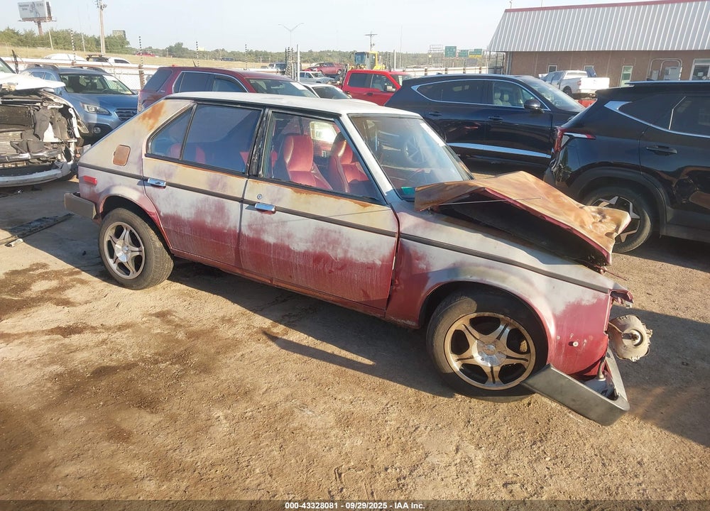 1989 PLYMOUTH HORIZON VIN: 1P3BL18D0KY431472