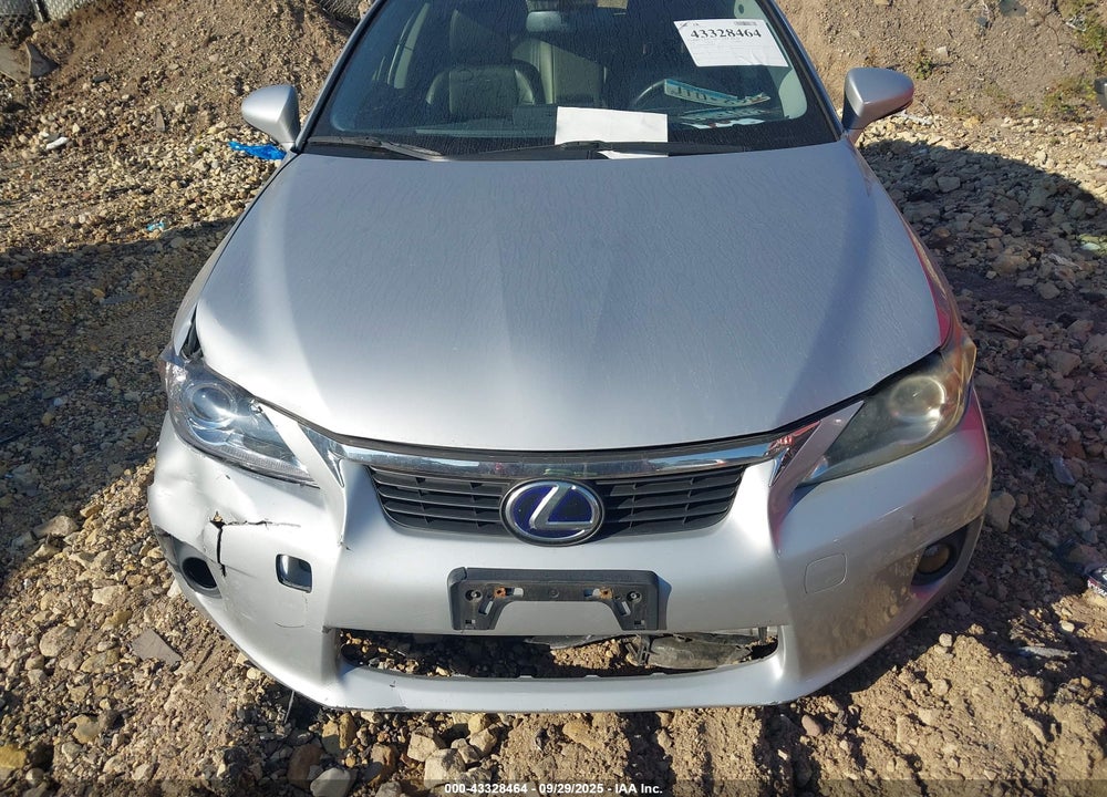 2012 LEXUS CT 200H VIN: JTHKD5BH8C2084959