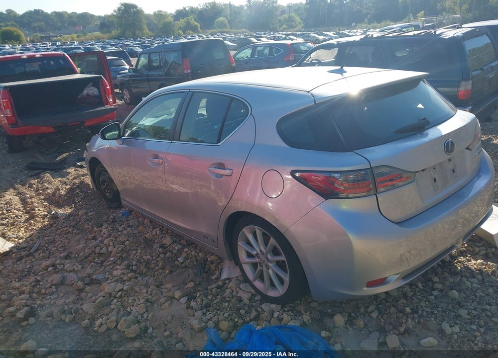 2012 LEXUS CT 200H VIN: JTHKD5BH8C2084959