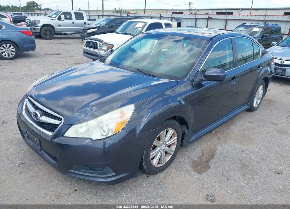 2011 SUBARU LEGACY VIN: 4S3BMBG6XB3260992