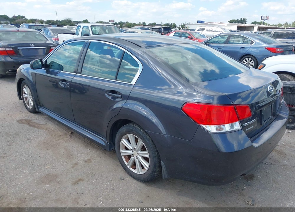 2011 SUBARU LEGACY VIN: 4S3BMBG6XB3260992