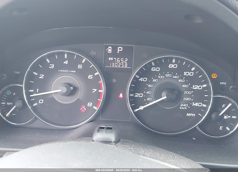 2011 SUBARU LEGACY VIN: 4S3BMBG6XB3260992