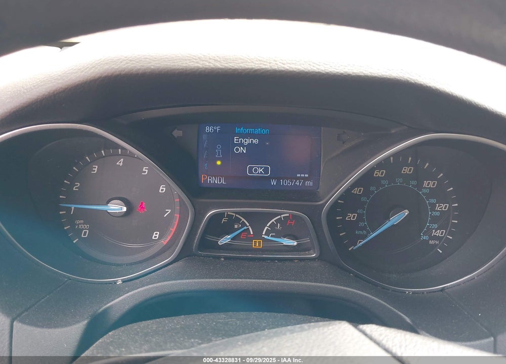 2014 FORD FOCUS VIN: 1FADP3K2XEL448318
