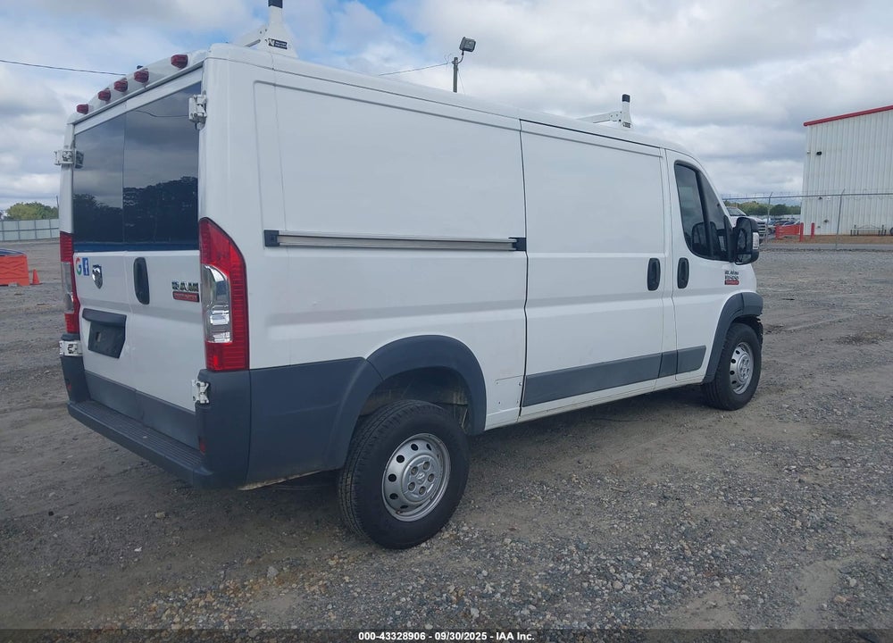 2017 RAM PROMASTER 1500 LOW ROOF 136 WB VIN: 3C6TRVAG4HE552686