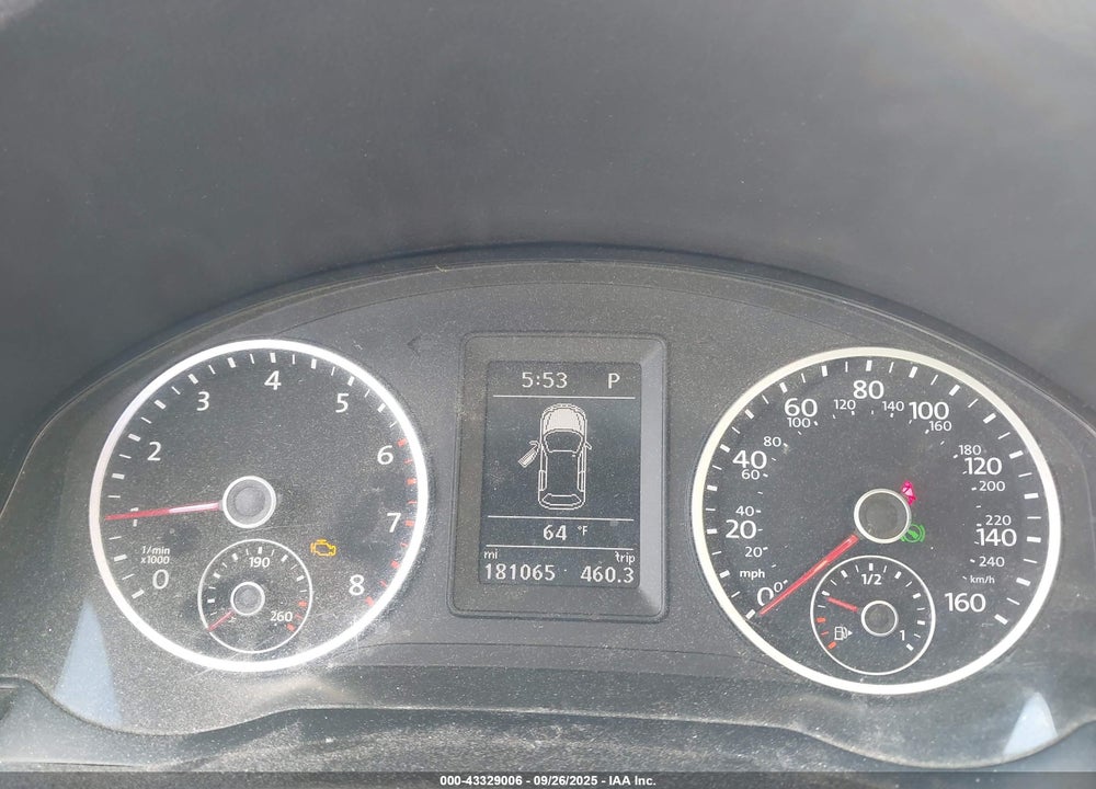 2014 VOLKSWAGEN TIGUAN VIN: WVGAV3AX7EW533501