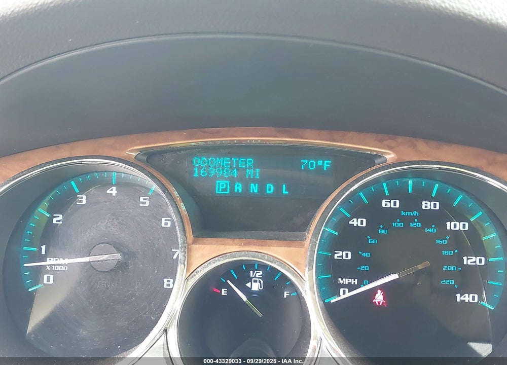 2012 BUICK ENCLAVE PREMIUM VIN: 5GAKVDED4CJ236762