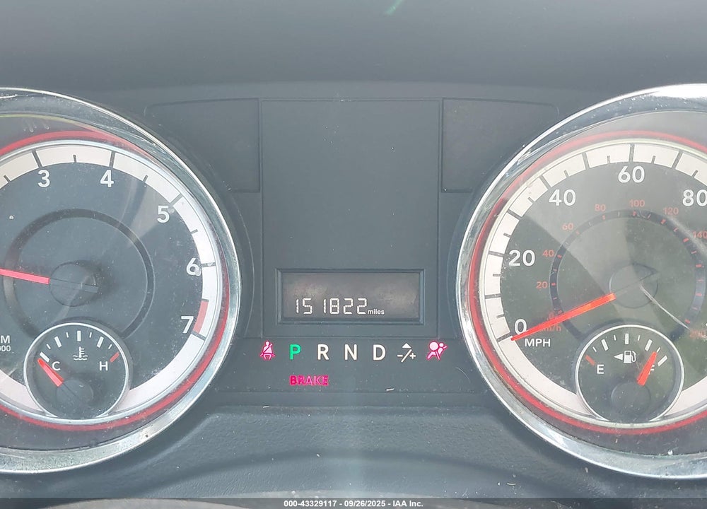 2013 DODGE GRAND CARAVAN SXT VIN: 2C4RDGCG7DR582137