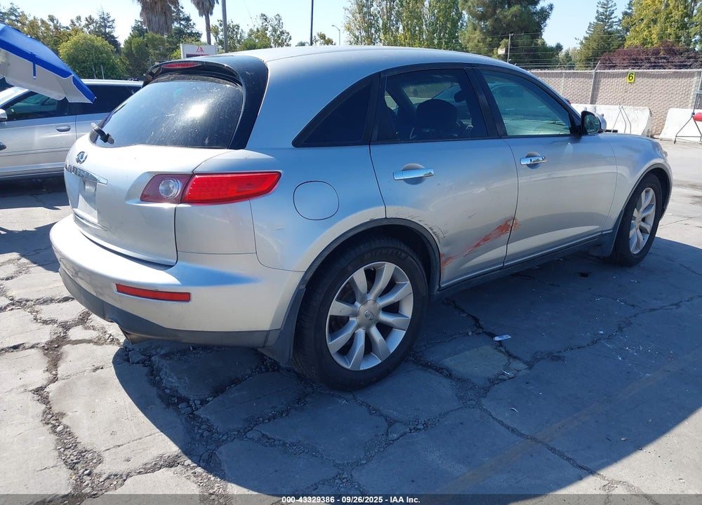2003 INFINITI FX45 VIN: JNRBS08W43X402983