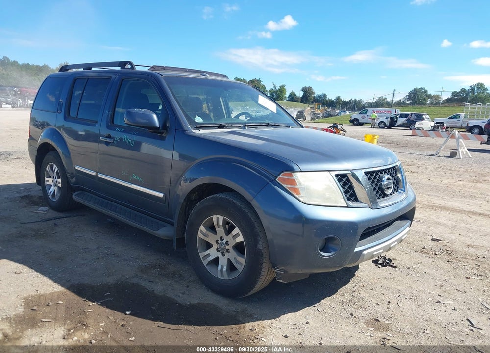 2008 NISSAN PATHFINDER LE VIN: 5N1AR18U48C618709