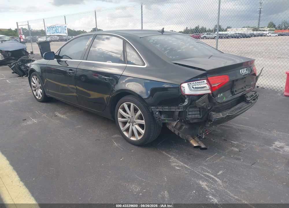 2013 AUDI A4 VIN: WAUEFAFL3DN039859