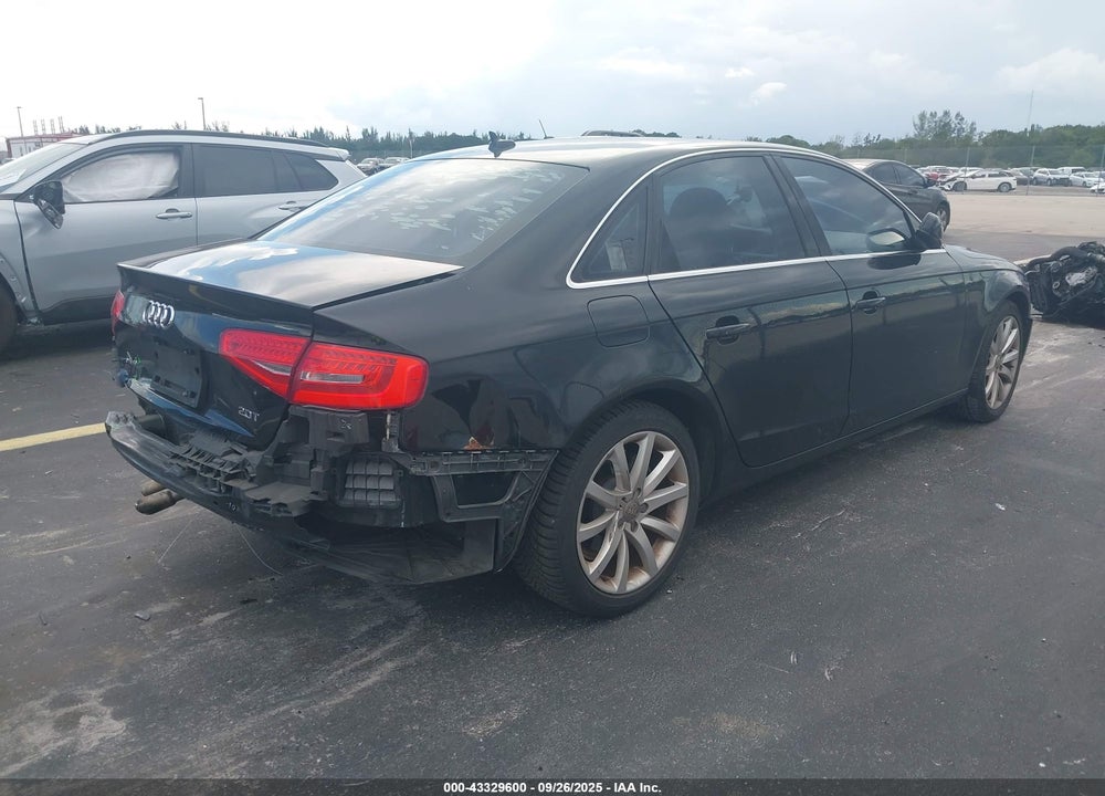 2013 AUDI A4 VIN: WAUEFAFL3DN039859