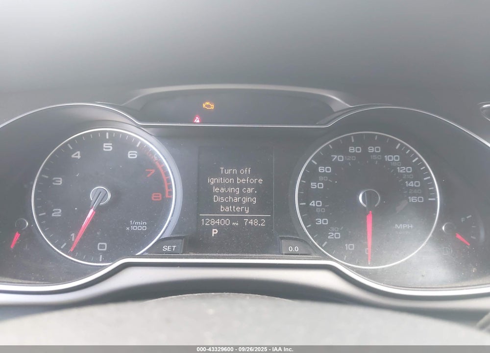2013 AUDI A4 VIN: WAUEFAFL3DN039859