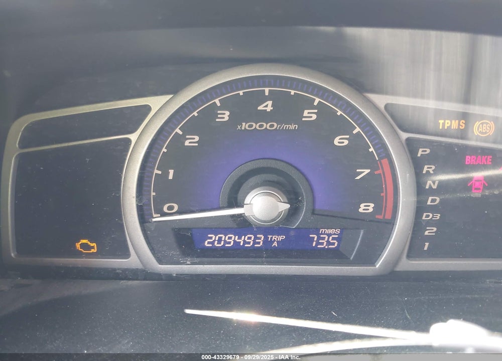 2009 HONDA CIVIC VIN: 2HGFA16559H345017