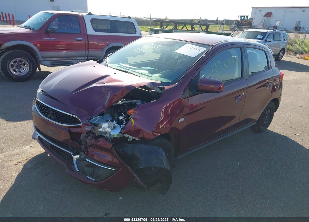 2018 MITSUBISHI MIRAGE ES VIN: ML32A3HJ0JH012692