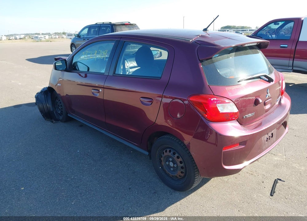 2018 MITSUBISHI MIRAGE ES VIN: ML32A3HJ0JH012692