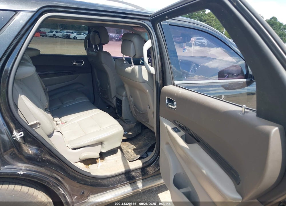 2011 DODGE DURANGO VIN: 1D4RD4GG6BC627974