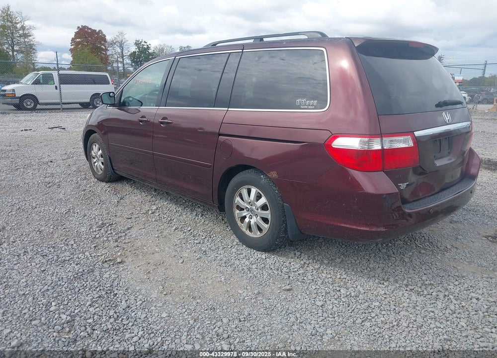 2007 HONDA ODYSSEY TOURING VIN: 5FNRL38827B078186