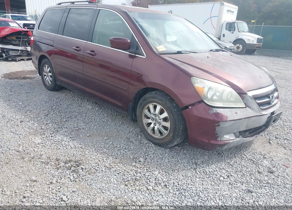 2007 HONDA ODYSSEY TOURING VIN: 5FNRL38827B078186