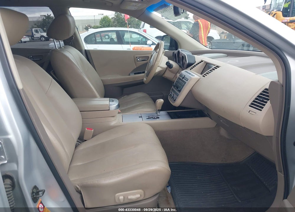 2007 NISSAN MURANO SL VIN: JN8AZ08W97W614348